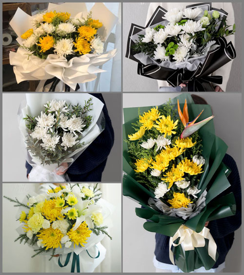 云南红河州元阳县黄草岭乡白事花束代送